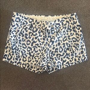 J. Crew Women’s Animal Print Shorts.